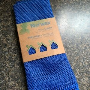 Norwex blue netted dishcloth